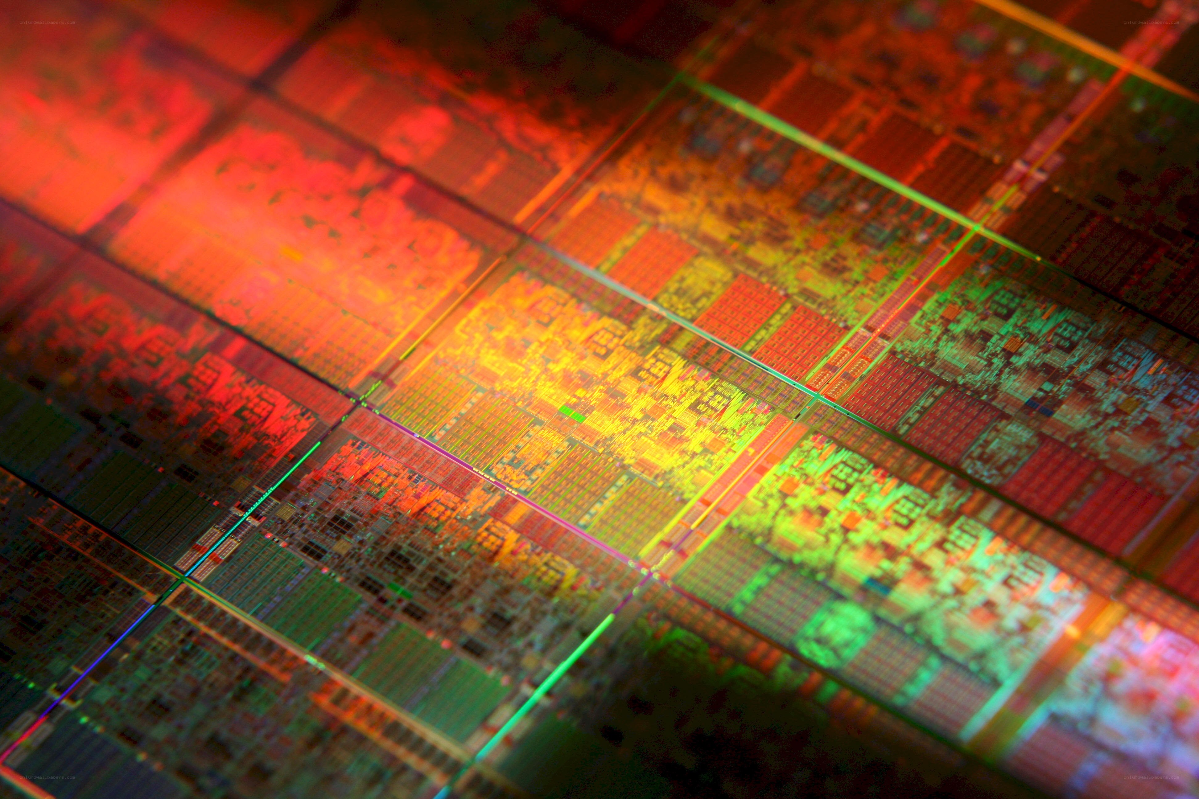 Colorful silicon wafer