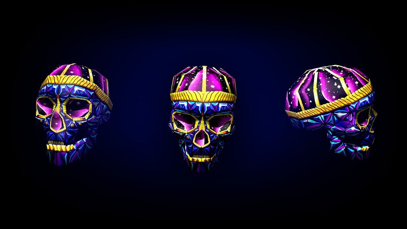 Colorful Skull Masks