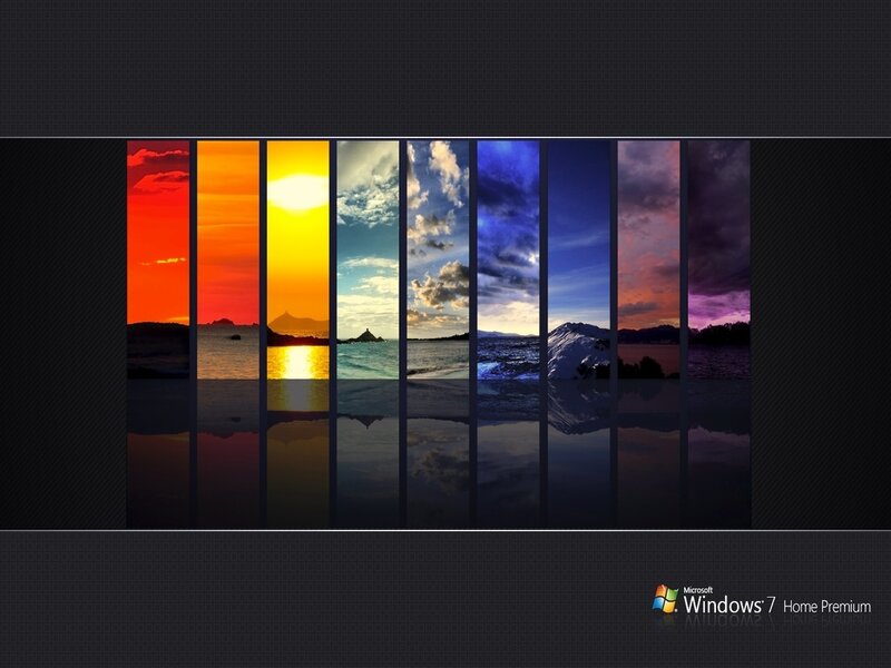 Colorful Sky Panels — Red, Dramatic, Sunset, Digital Art, Sea, Reflection