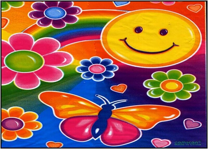 colorful smiley face artwork