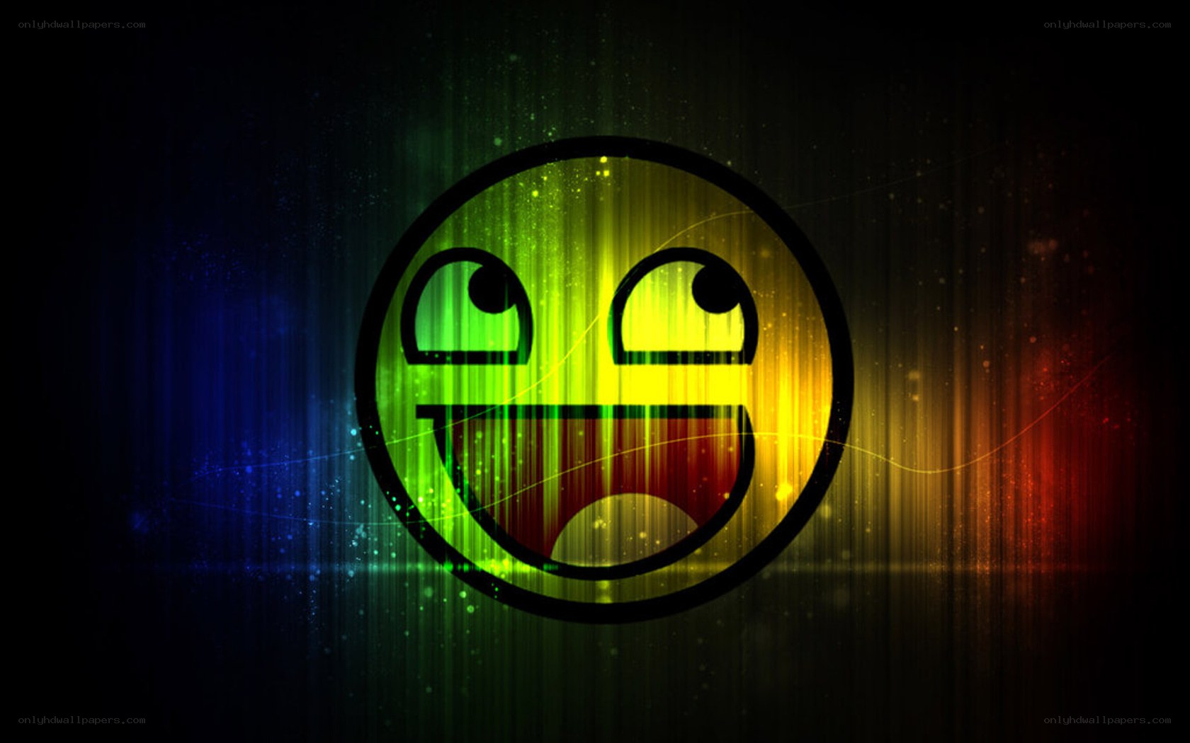 colorful smiley face background