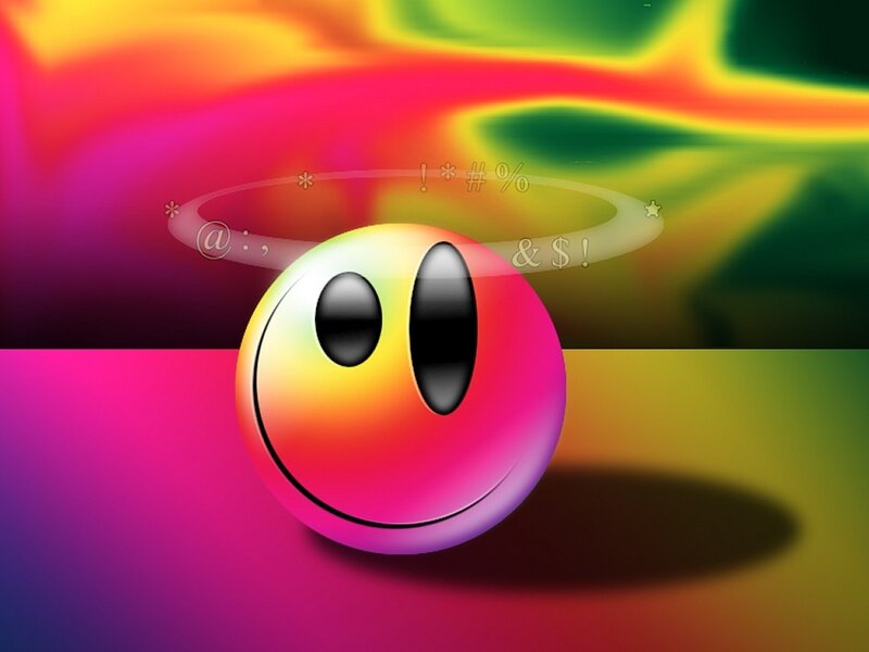 Colorful Smiley Face
