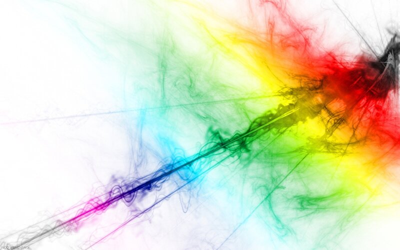 colorful smoke abstract art