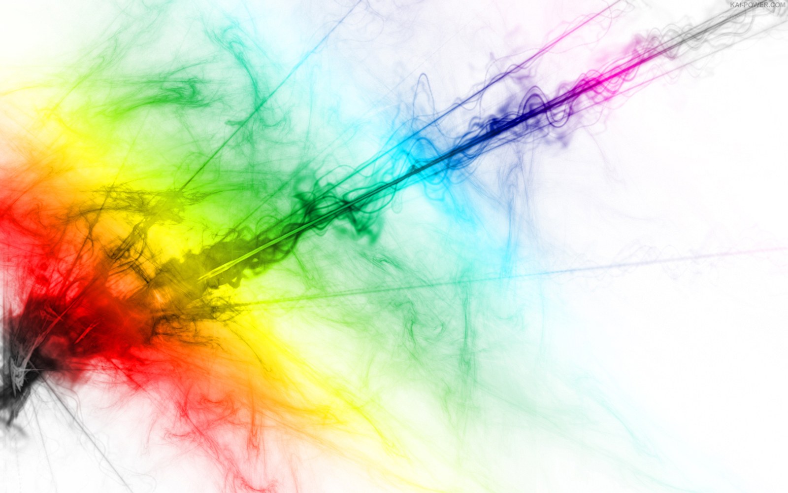 Colorful smoke abstract