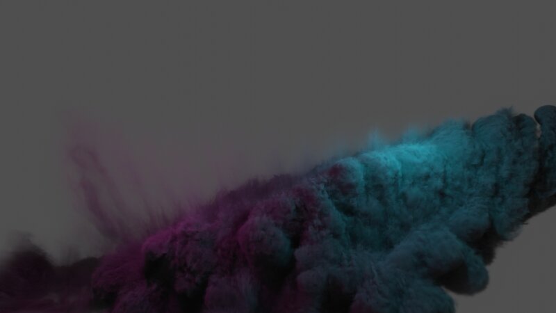 Colorful Smoke Cloud