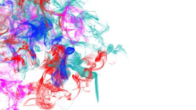 Colorful Smoke Patterns — Red, Dynamic, Abstract