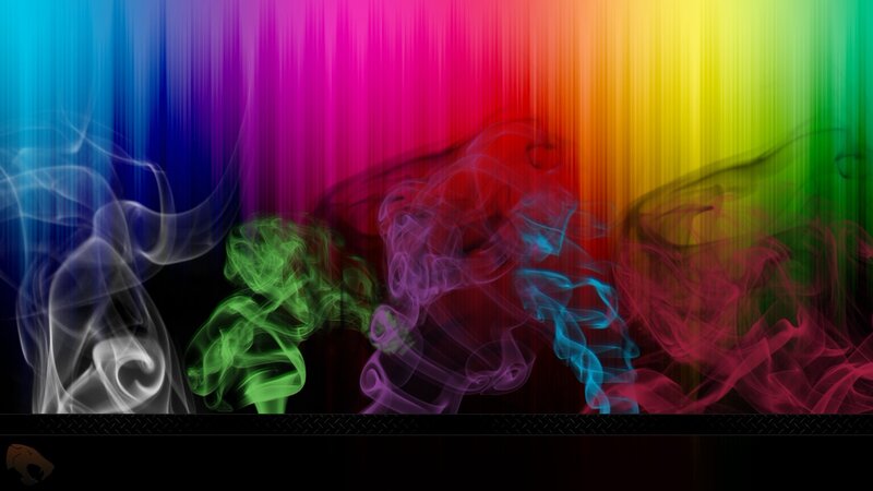 Colorful Smoke Patterns — Red, Vibrant, Digital Art