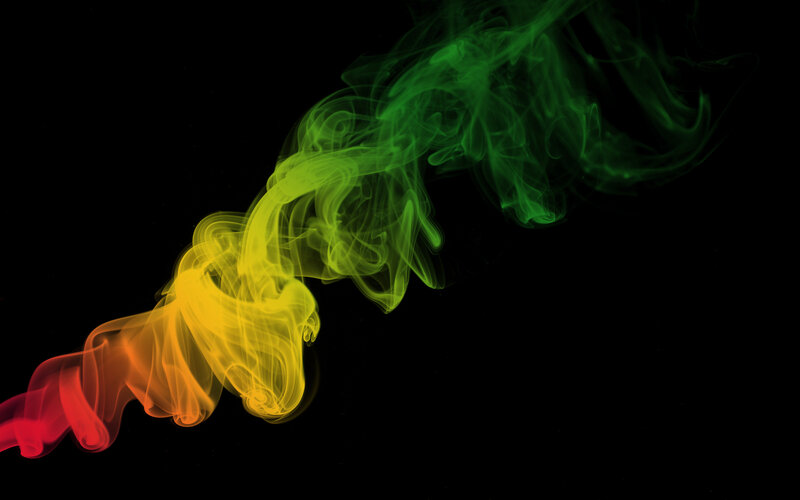 colorful smoke swirl