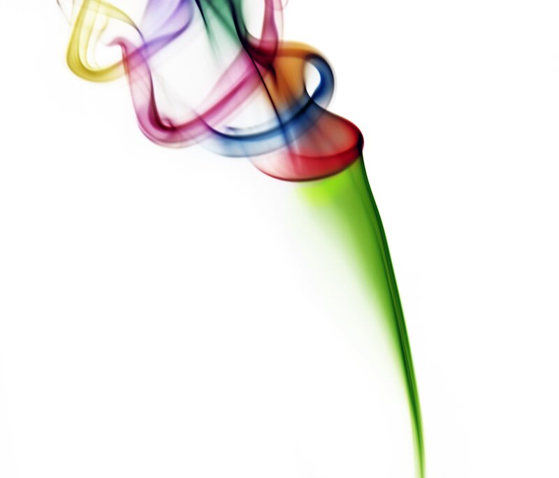 colorful smoke swirl