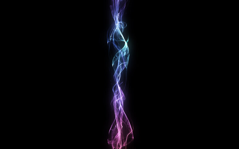 colorful smoke swirl