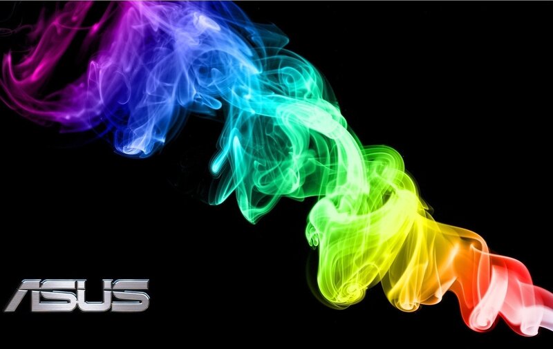 Colorful Smoke Swirl — Black