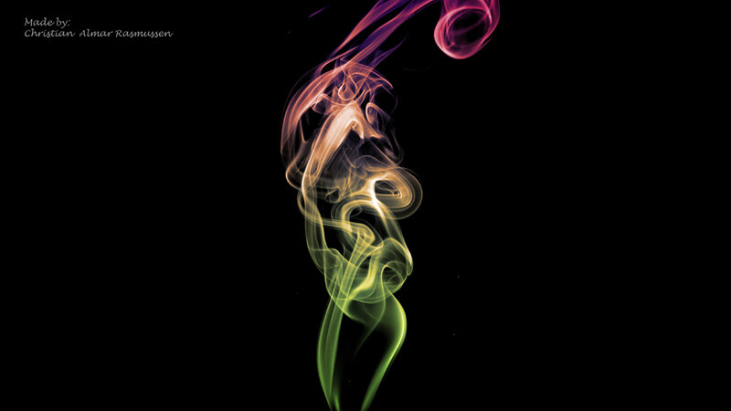 Colorful Smoke Swirl — Green