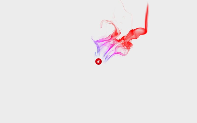 Colorful Smoke Swirl — Red, Calm