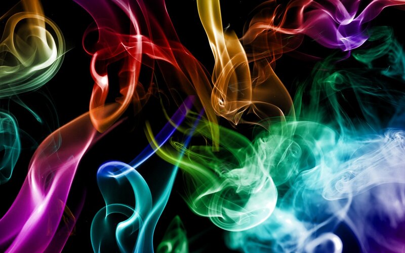 Colorful Smoke Swirls — Dynamic