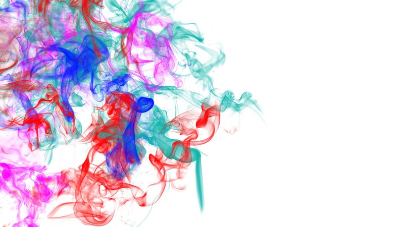 Colorful Smoke Swirls — Red, Dynamic, Abstract, Colors, Blue