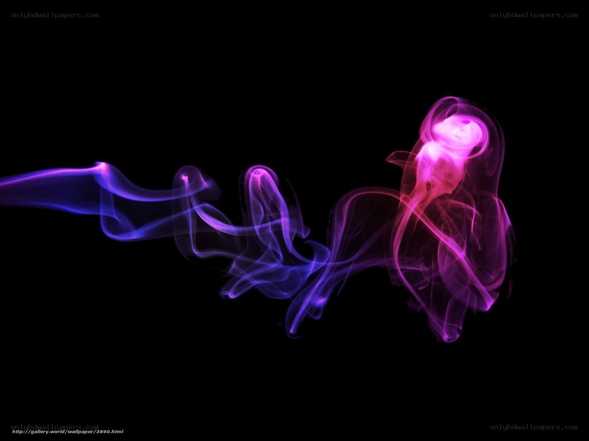 colorful smoke swirls