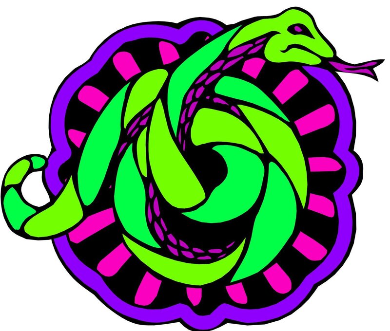 colorful snake logo