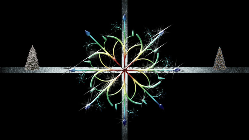 Colorful Snowflake Design