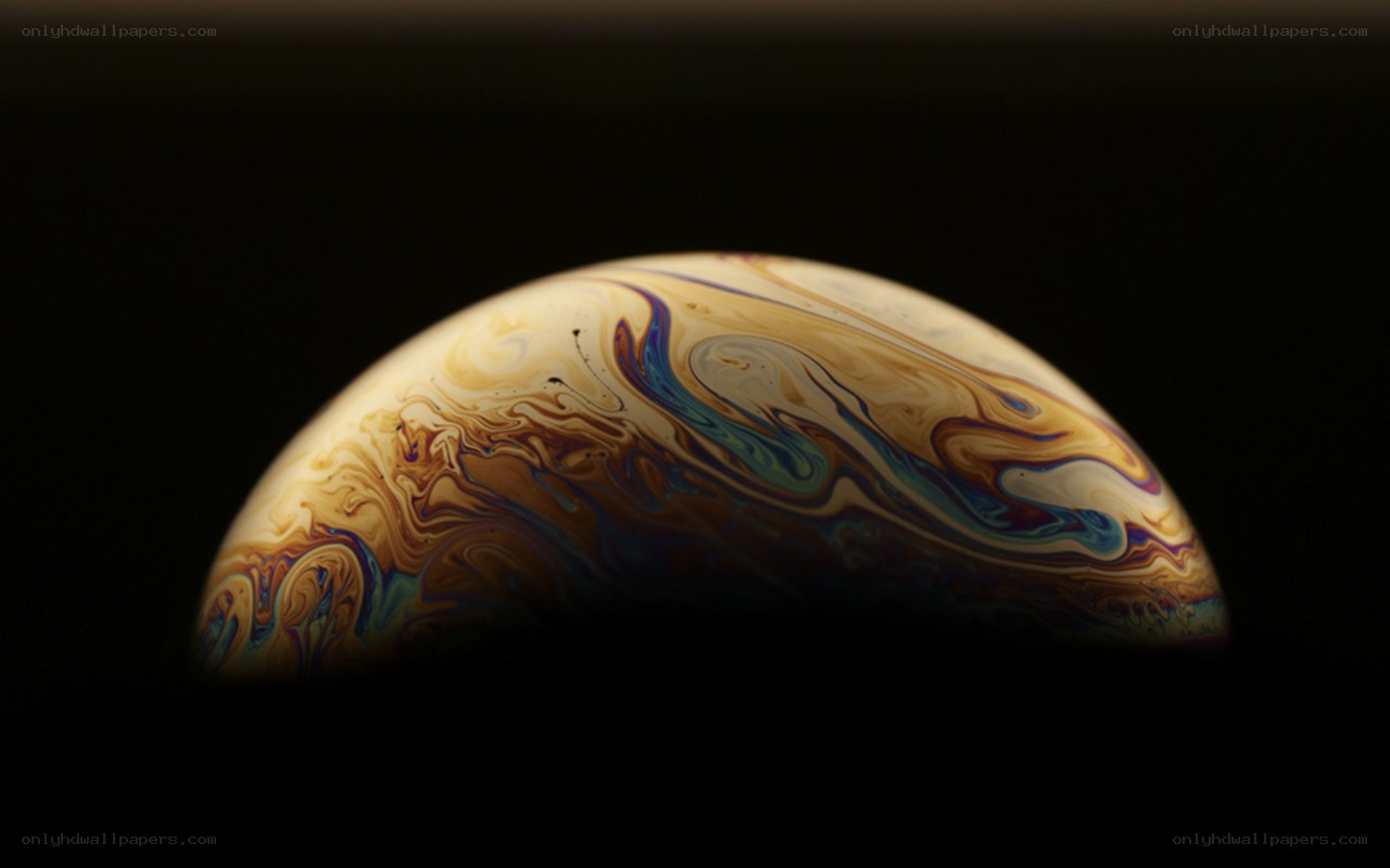 colorful soap bubble