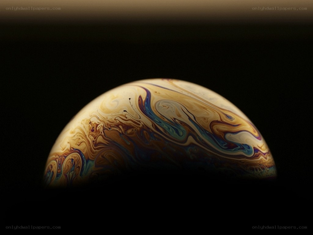 colorful soap bubble