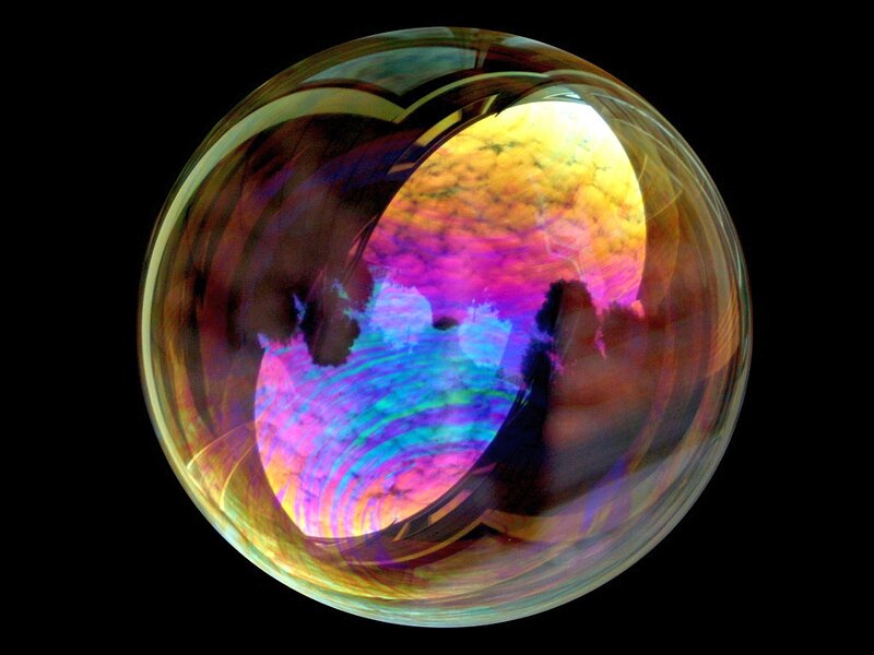 Colorful Soap Bubble — Purple