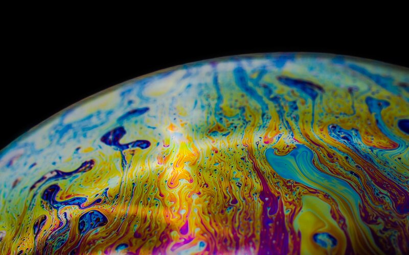 Colorful Soap Bubble — Yellow