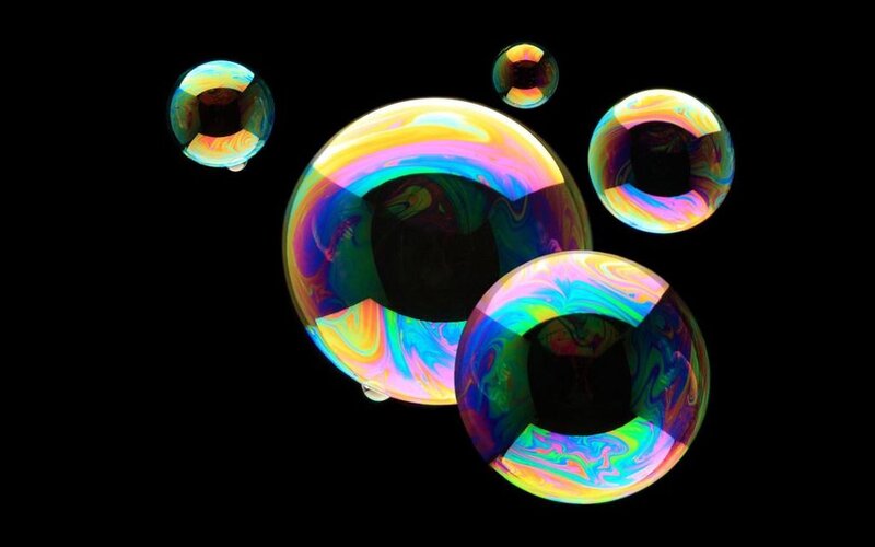 Colorful Soap Bubbles — Rainbow