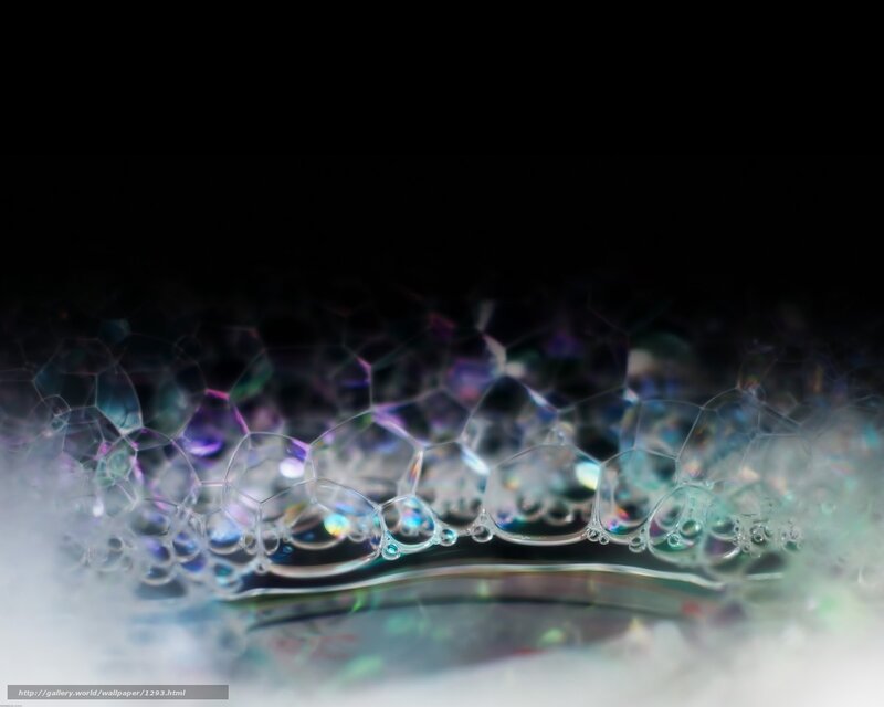 Colorful soap bubbles
