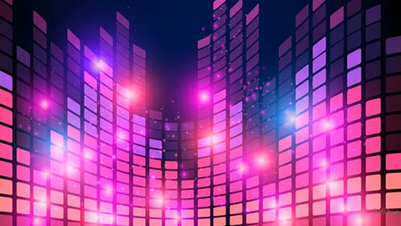 Colorful Sound Bars — Pink