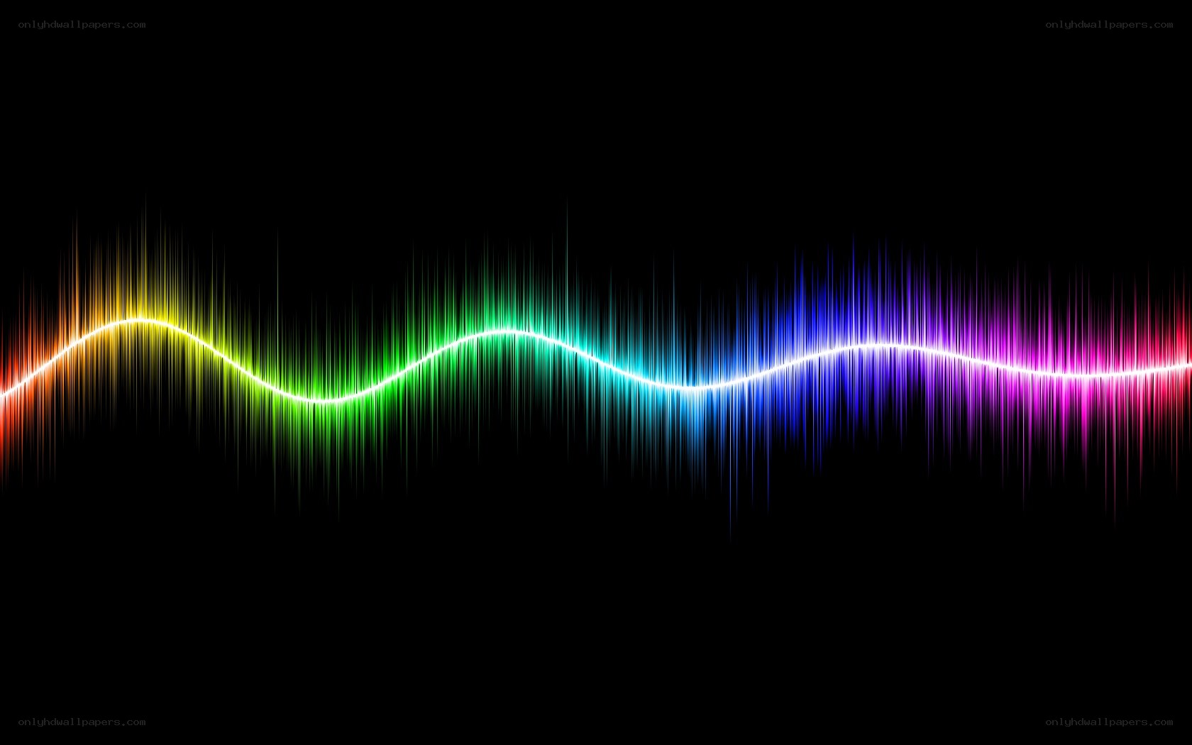 colorful sound wave