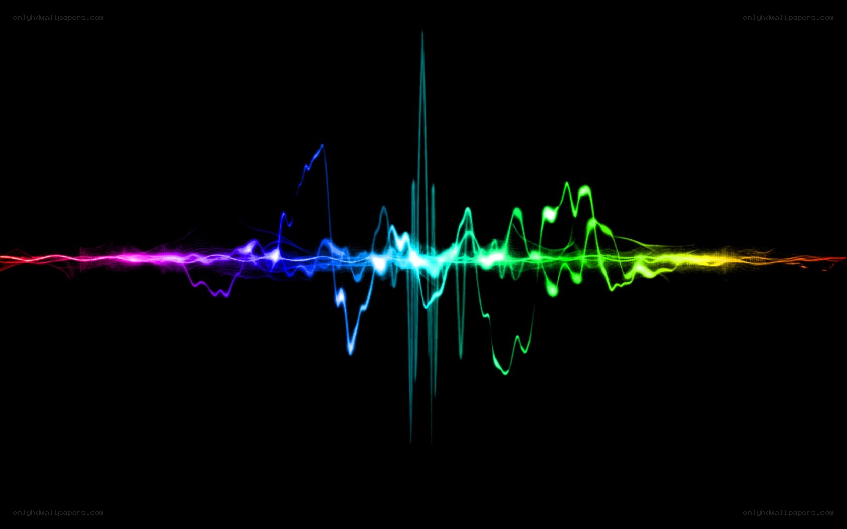 colorful sound wave