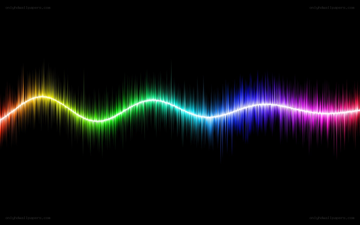 colorful sound wave animation