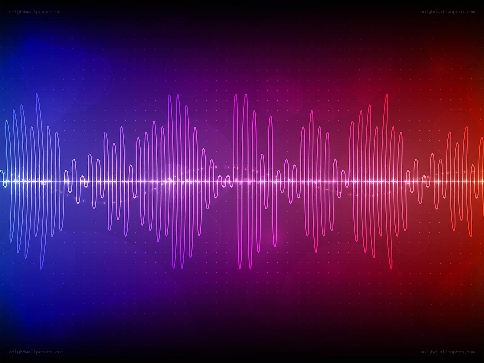 colorful sound wave animation