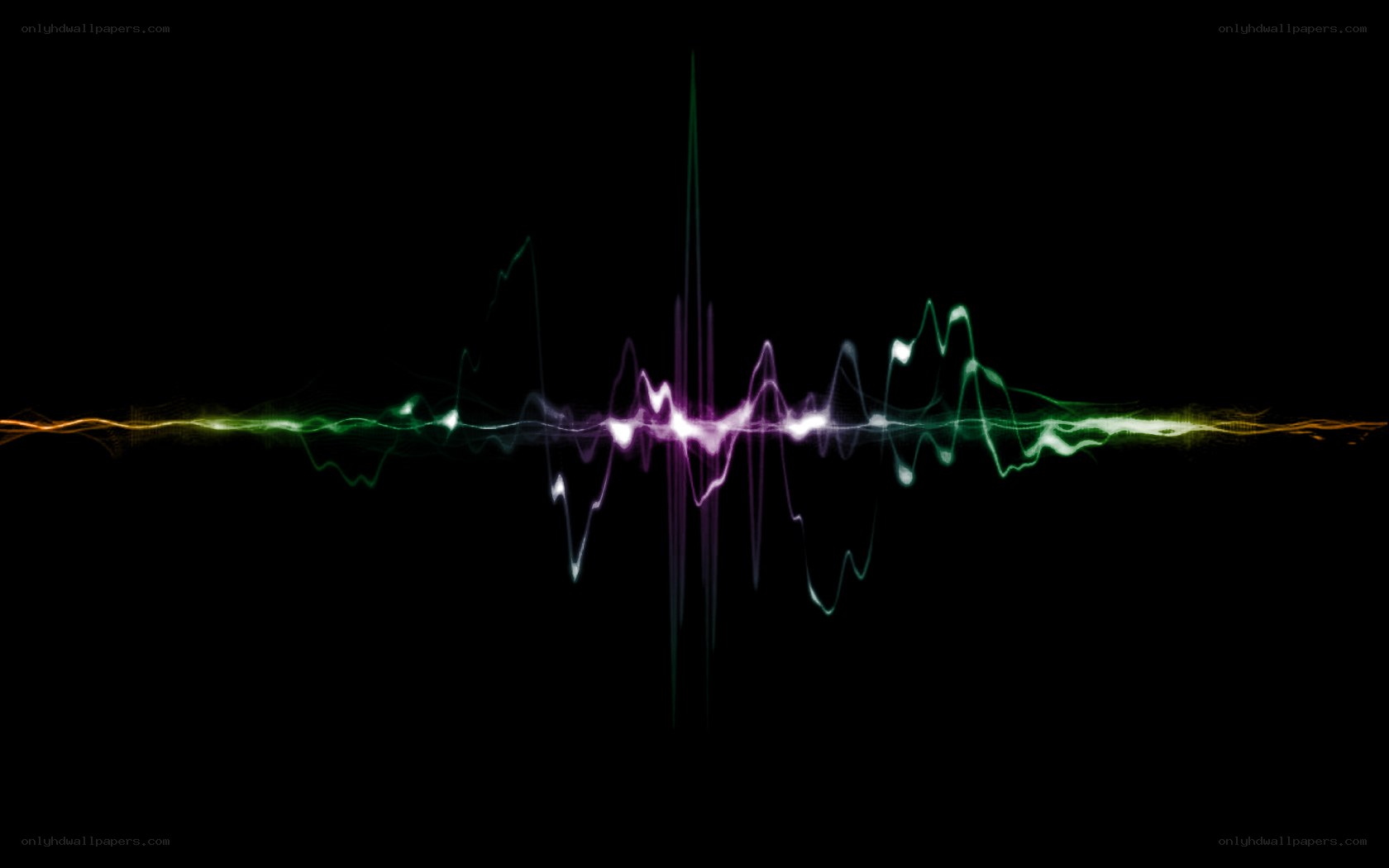 colorful sound wave animation