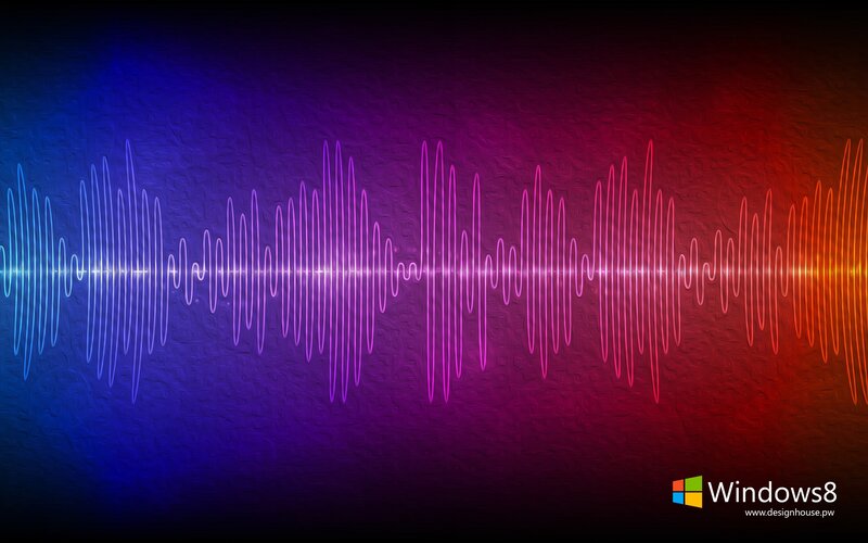 colorful sound wave background