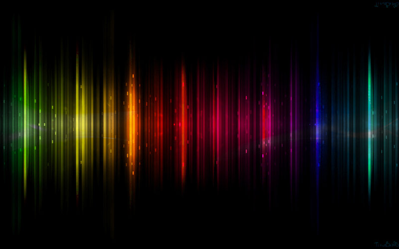 colorful sound wave background