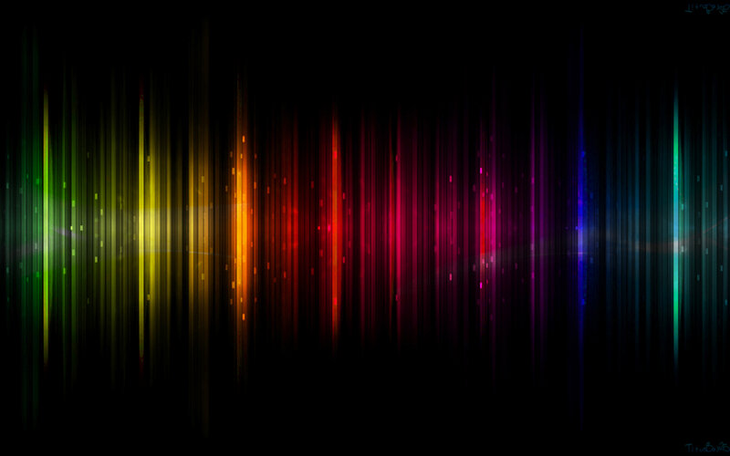 colorful sound wave background
