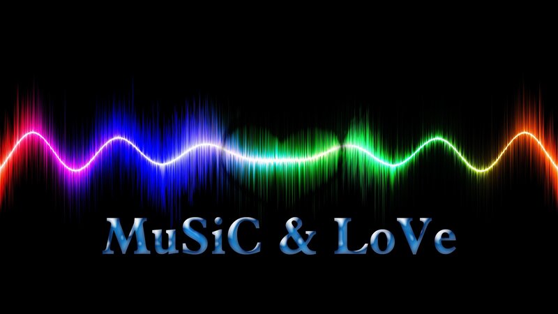 Colorful Sound Wave — Black, Vibrant