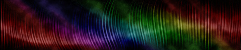 colorful sound wave pattern