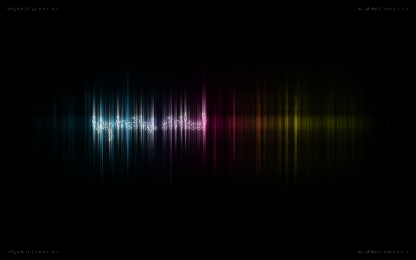 colorful sound wave text