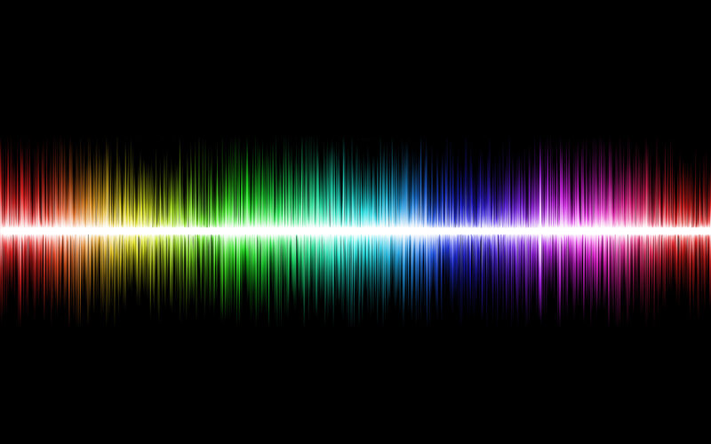 colorful sound wave visualization