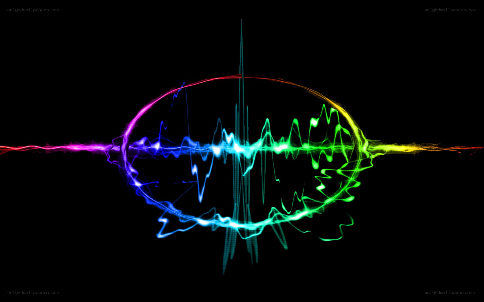 colorful sound wave visualization