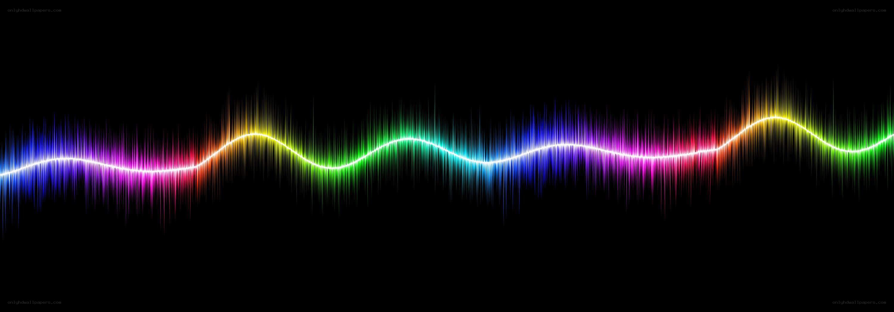 colorful sound wave visualization
