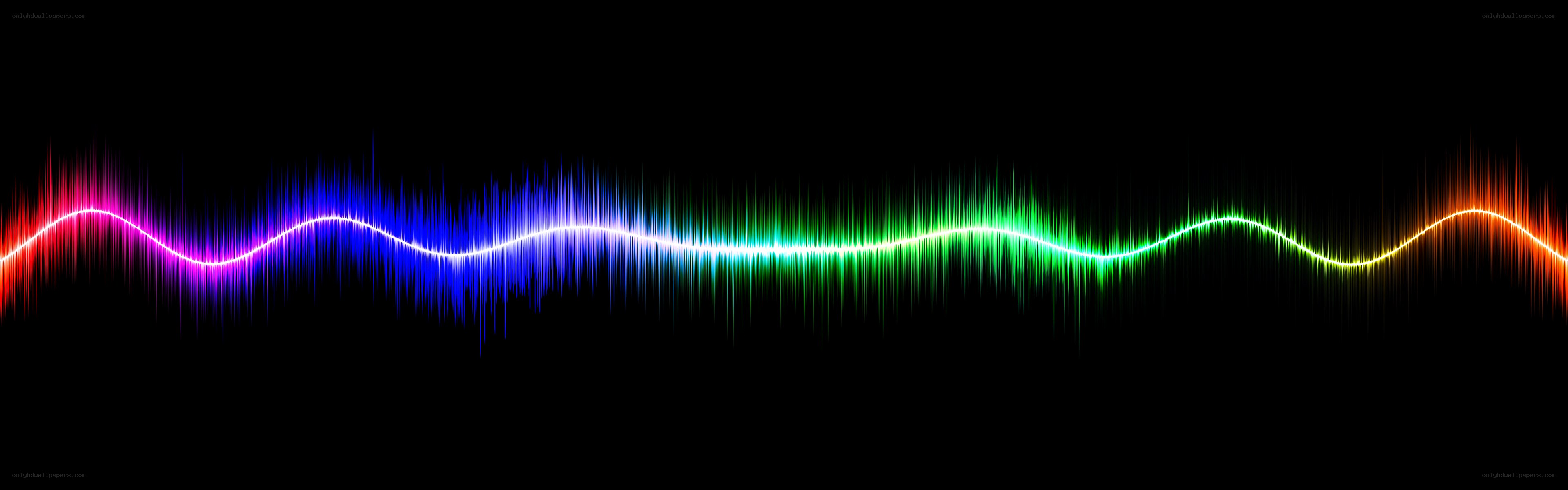 colorful sound wave visualization