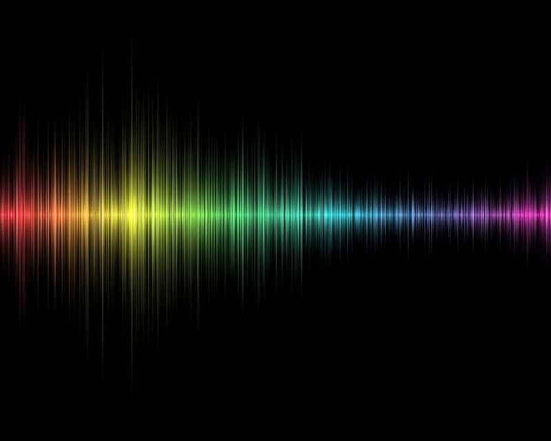 colorful sound wave visualization