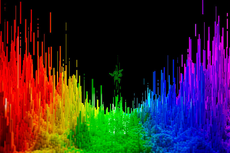 Colorful Sound Waves — Red, Dynamic