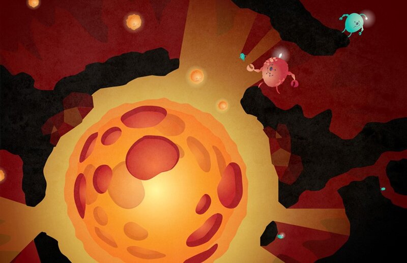 colorful space creatures