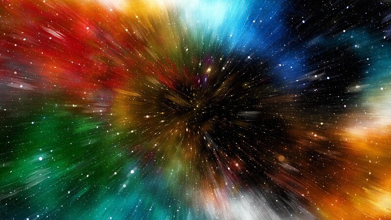 Colorful Space Explosion