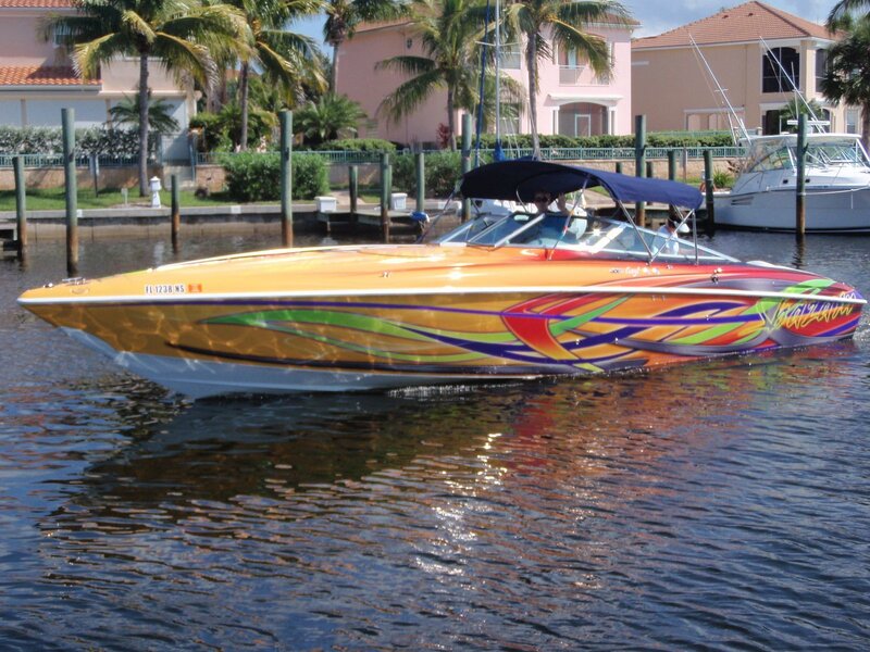 Colorful Speedboat