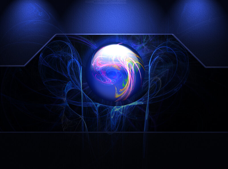 Colorful Sphere in Frame